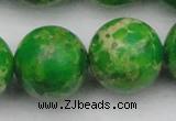 CDE2230 15.5 inches 24mm round dyed sea sediment jasper beads