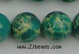 CDE2250 15.5 inches 20mm round dyed sea sediment jasper beads