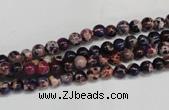 CDE360 15.5 inches 4mm round dyed sea sediment jasper beads