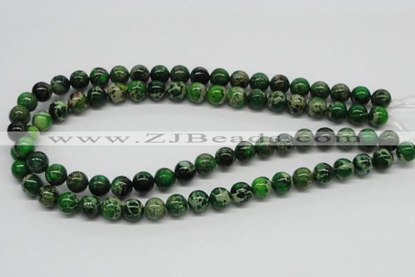 CDE69 15.5 inches 10mm round dyed sea sediment jasper beads