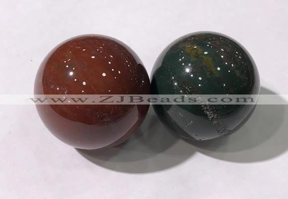 CDN1212 40mm round india agate decorations wholesale