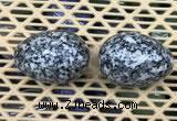 CDN348 35*50mm egg-shaped snowflake obsidian decorations wholesale