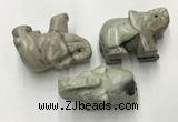 CDN409 25*50*35mm elephant picasso jasper decorations wholesale