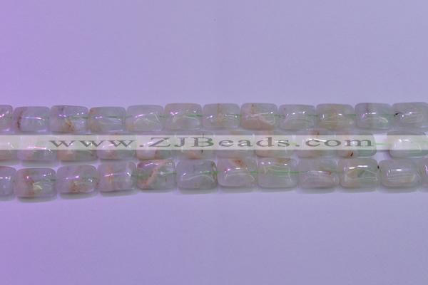 CFL1225 15.5 inches 12*16mm rectangle green fluorite gemstone beads