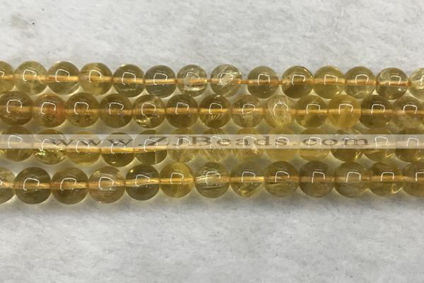 CFL1510 15.5 inches 10mm round yellow fluorite gemstone beads