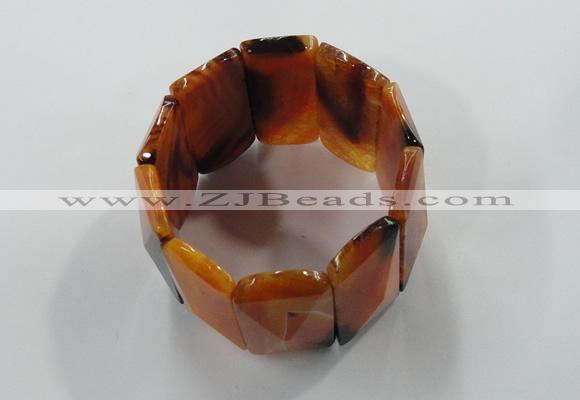 CGB709 8 inches 21*55mm agate gemstone bracelet wholesale