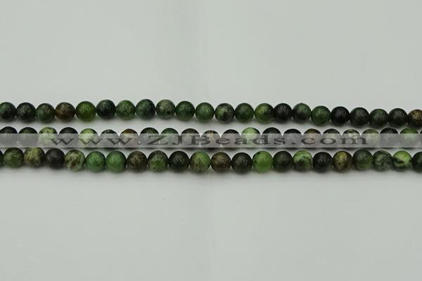 CGJ400 15.5 inches 4mm round green jade beads wholesale