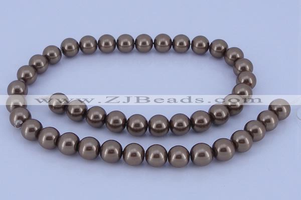 CGL100 5PCS 16 inches 20mm round dyed plastic pearl beads wholesale