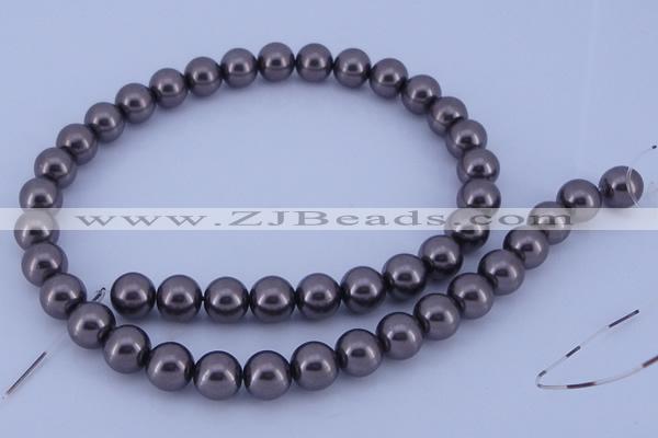 CGL411 2PCS 16 inches 25mm round dyed plastic pearl beads wholesale