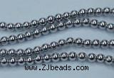 CHE421 15.5 inches 2mm round plated hematite beads wholesale