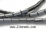 CHE62 15.5 inches 4*13mm column shape hematite beads Wholesale