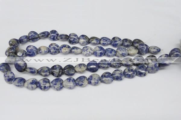 CHG43 15.5 inches 14*14mm heart sodalite gemstone beads wholesale