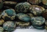 CIJ12 15.5 inches 15*20mm oval impression jasper beads wholesale