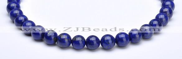 CLA13 14mm round deep blue dyed lapis lazuli beads wholesale