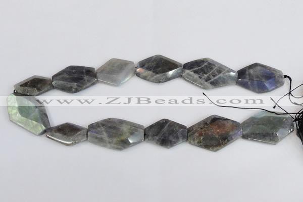 CLB220 15.5 inches 18*25mm - 25*35mm freeform labradorite beads