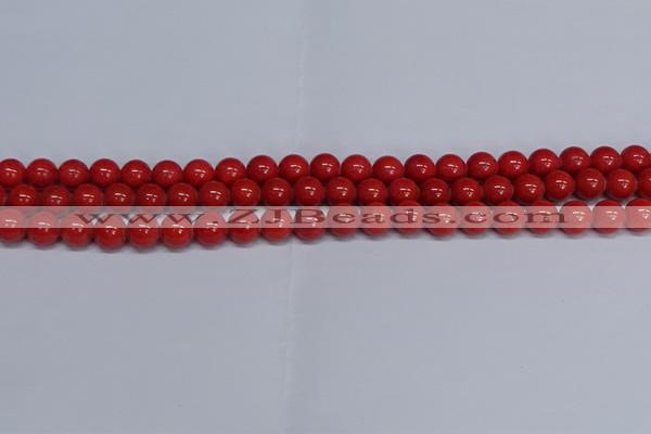 CMJ122 15.5 inches 8mm round Mashan jade beads wholesale