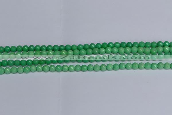 CMJ128 15.5 inches 6mm round Mashan jade beads wholesale