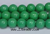 CMJ129 15.5 inches 8mm round Mashan jade beads wholesale