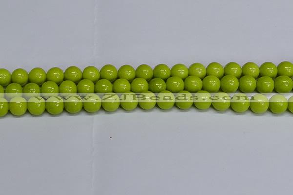 CMJ222 15.5 inches 12mm round Mashan jade beads wholesale