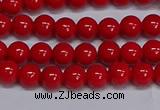 CMJ226 15.5 inches 6mm round Mashan jade beads wholesale