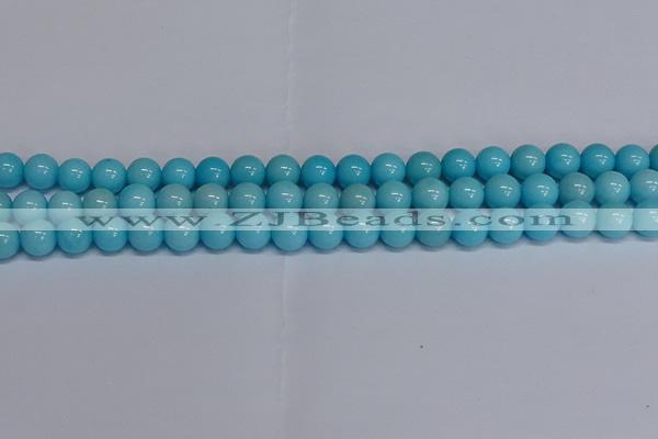 CMJ277 15.5 inches 10mm round Mashan jade beads wholesale