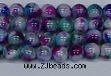 CMJ408 15.5 inches 6mm round rainbow jade beads wholesale