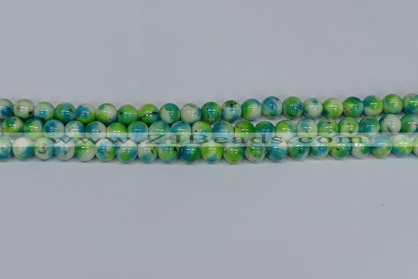 CMJ522 15.5 inches 10mm round rainbow jade beads wholesale