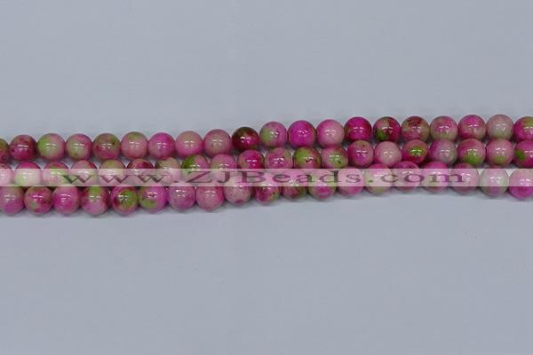 CMJ550 15.5 inches 10mm round rainbow jade beads wholesale