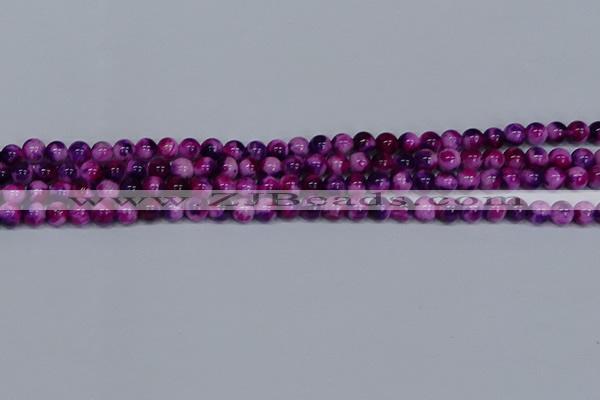 CMJ583 15.5 inches 6mm round rainbow jade beads wholesale