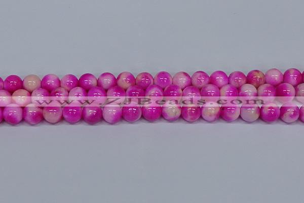 CMJ642 15.5 inches 12mm round rainbow jade beads wholesale