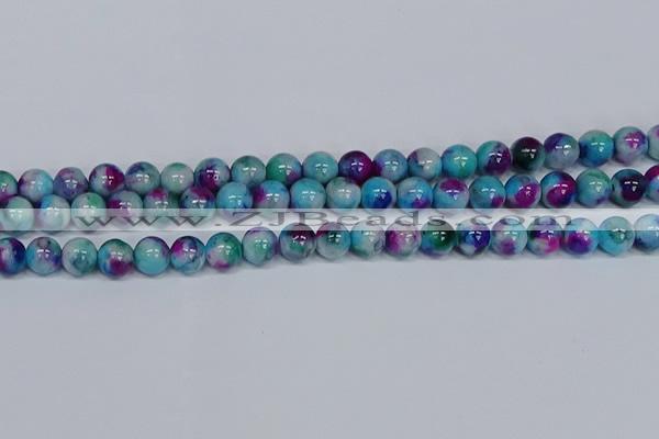 CMJ690 15.5 inches 10mm round rainbow jade beads wholesale