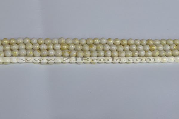 CMJ900 15.5 inches 4mm round Mashan jade beads wholesale