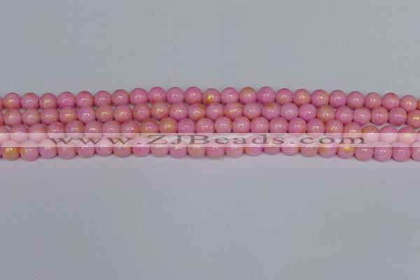 CMJ915 15.5 inches 4mm round Mashan jade beads wholesale