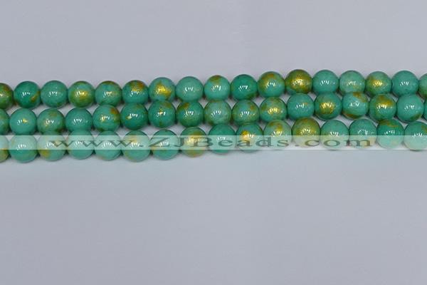 CMJ973 15.5 inches 10mm round Mashan jade beads wholesale