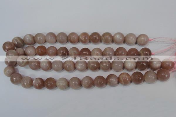 CMS757 15.5 inches 15mm round natural moonstone beads wholesale