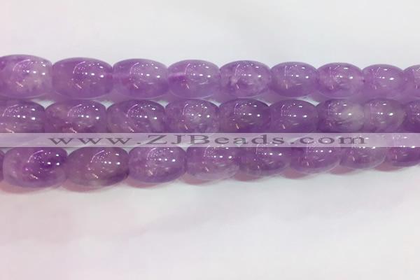 CNA977 15.5 inches 12*16mm drum natural lavender amethyst beads