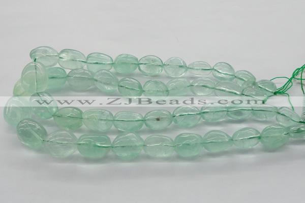 CNG227 15.5 inches 12-20mm*16-25mm nuggets green fluorite beads