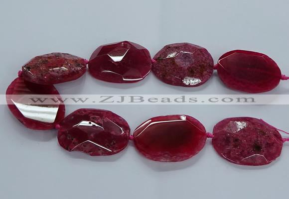 CNG2649 15.5 inches 30*38mm - 40*50mm freeform agate beads