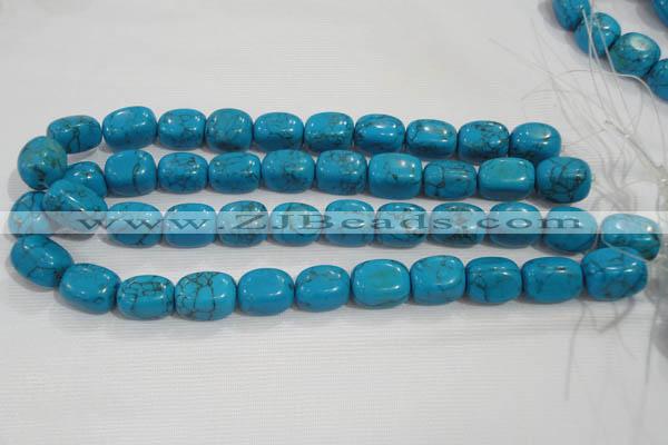 CNG732 15.5 inches 13*18mm nuggets synthetic turquoise beads wholesale