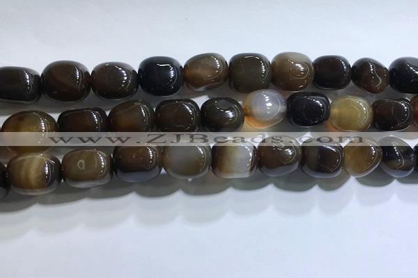 CNG8159 15.5 inches 10*14mm nuggets agate beads wholesale