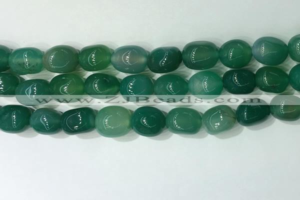 CNG8215 15.5 inches 12*16mm nuggets agate beads wholesale