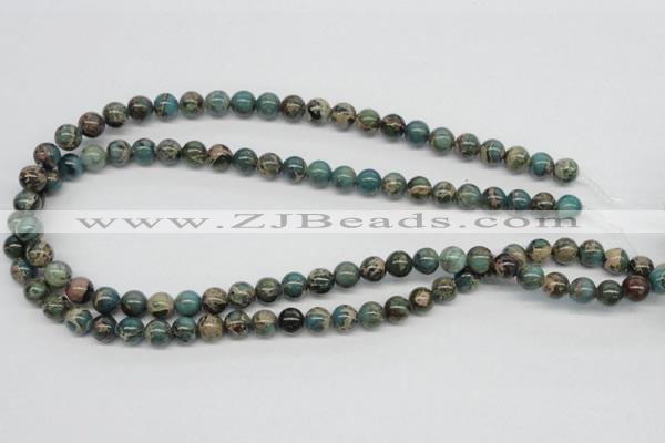 CNI03 16 inches 8mm round natural imperial jasper beads wholesale