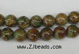 CNI50 15.5 inches 8mm round natural imperial jasper beads