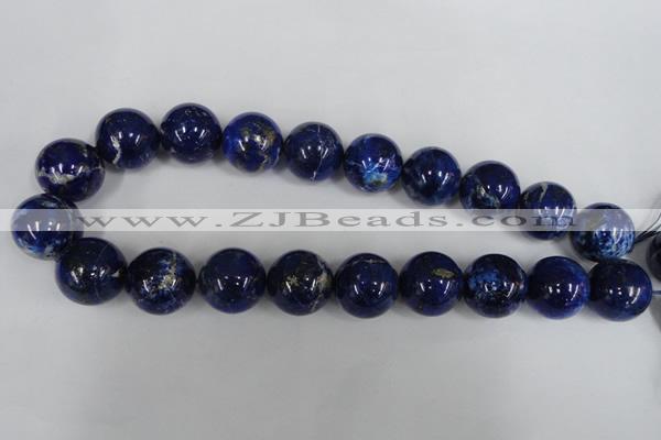 CNL410 15.5 inches 20mm round natural lapis lazuli gemstone beads