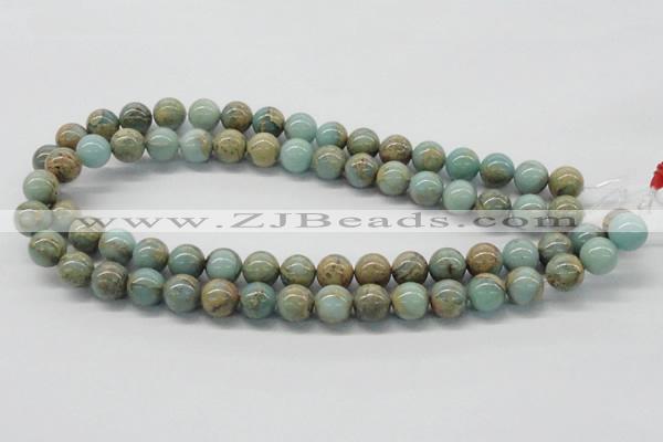 CNS03 16 inches 12mm round natural serpentine jasper beads wholesale