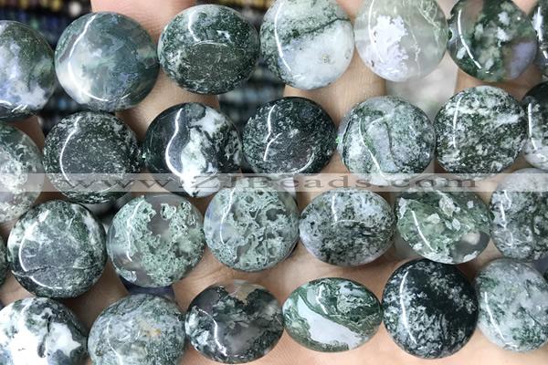 COIN130 15 inches 16mm coin jasper gemstone beads