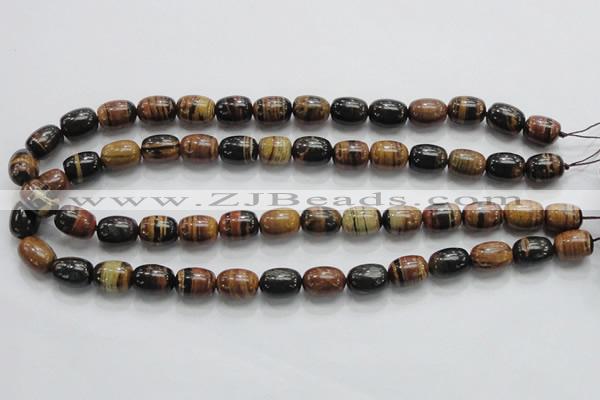 COP207 15.5 inches 10*14mm egg-shaped natural brown opal gemstone beads