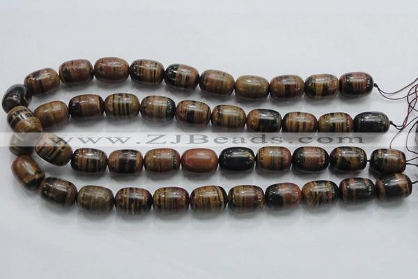 COP208 15.5 inches 13*18mm egg-shaped natural brown opal gemstone beads