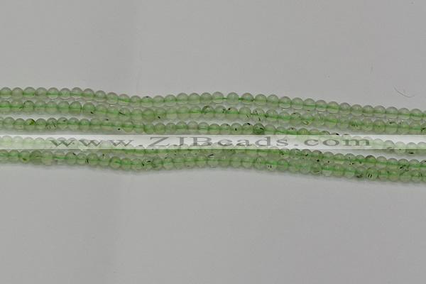 CPR310 15.5 inches 4mm round natural prehnite gemstone beads