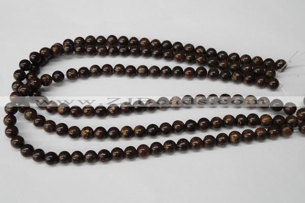 CRO124 15.5 inches 8mm round bronzite gemstone beads wholesale